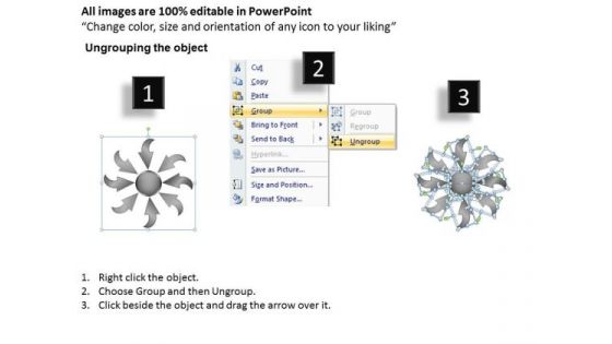 World Business PowerPoint Templates Plan Circular Arrow Network