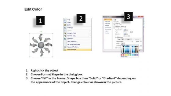 World Business PowerPoint Templates Plan Circular Arrow Network