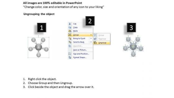 World Business PowerPoint Templates Procedure Cycle Layout Diagram