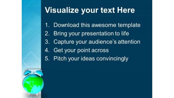 World Clock Time Concept PowerPoint Templates Ppt Backgrounds For Slides 0413