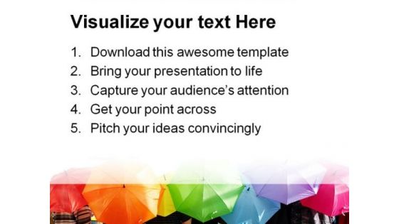 World Colors Business PowerPoint Template 0510