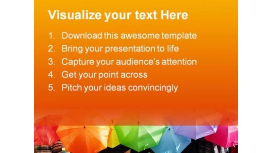 World Colors Business PowerPoint Template 0510