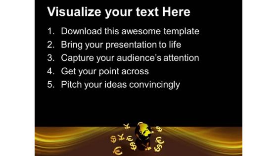 World Currency Global Business PowerPoint Templates Ppt Backgrounds For Slides 0113
