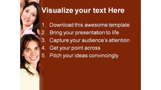 World Diveristy Globe PowerPoint Backgrounds And Templates 1210