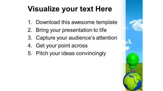 World Eco Idea Go Green PowerPoint Templates And PowerPoint Themes 1112
