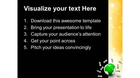 World Finance Concept Success PowerPoint Templates And PowerPoint Themes 0912