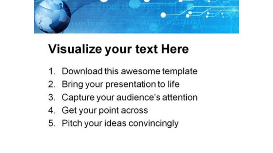 World Globe Abstract PowerPoint Themes And PowerPoint Slides 0611
