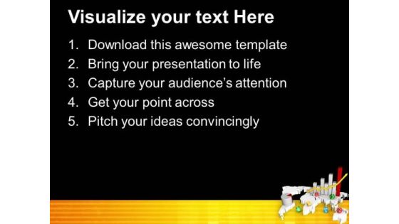 World Graph Shows Marketing Strategies PowerPoint Templates Ppt Backgrounds For Slides 0713