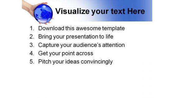 World In Hand Global PowerPoint Themes And PowerPoint Slides 0311