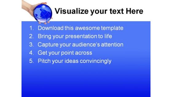 World In Hand Global PowerPoint Themes And PowerPoint Slides 0311