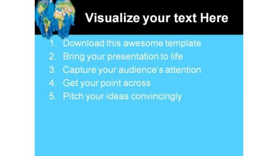 World In Our Hands Global PowerPoint Themes And PowerPoint Slides 0611