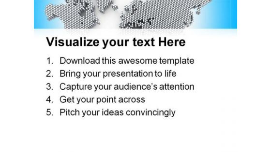 World Map Business PowerPoint Backgrounds And Templates 1210