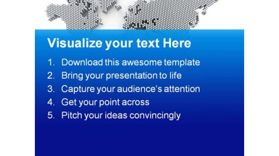World Map Business PowerPoint Backgrounds And Templates 1210