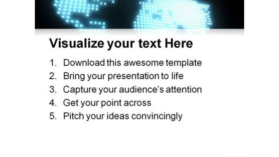 World Map Business PowerPoint Templates And PowerPoint Backgrounds 0611