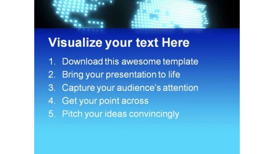 World Map Business PowerPoint Templates And PowerPoint Backgrounds 0611