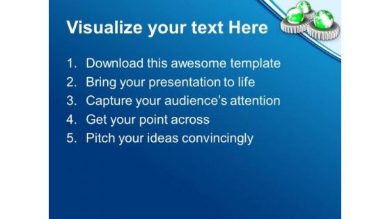 World Mechanism Business PowerPoint Templates And PowerPoint Themes 1112