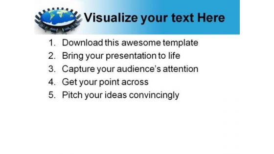 World Meeting Business PowerPoint Backgrounds And Templates 1210