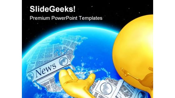 World News Global PowerPoint Themes And PowerPoint Slides 0711