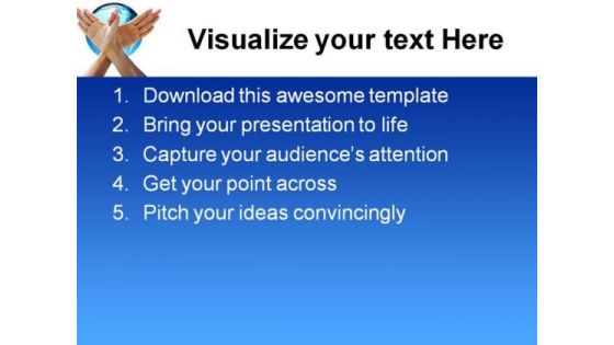 World Peace Global PowerPoint Themes And PowerPoint Slides 0711