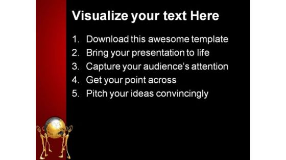 World Peace Global PowerPoint Themes And PowerPoint Slides 0811