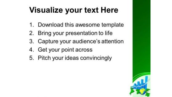 World Progress Graph Business Concept PowerPoint Templates Ppt Backgrounds For Slides 0313