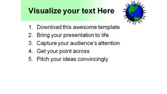 World Race Earth PowerPoint Themes And PowerPoint Slides 0411
