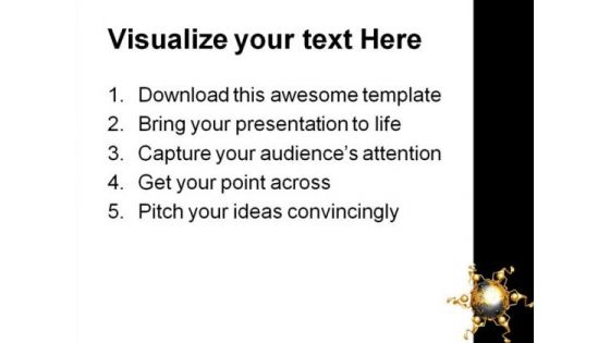 World Struggle Globe PowerPoint Themes And PowerPoint Slides 0811