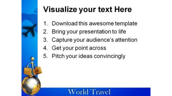 World Travel Business PowerPoint Themes And PowerPoint Slides 0811