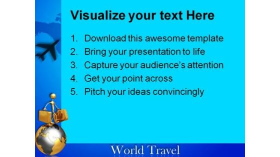 World Travel Business PowerPoint Themes And PowerPoint Slides 0811