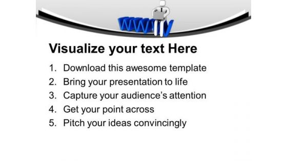 World Wide Web New Way For Business PowerPoint Templates Ppt Backgrounds For Slides 0413