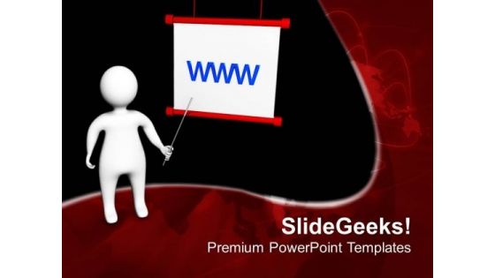World Wide Web Teaching Concept PowerPoint Templates Ppt Backgrounds For Slides 0313