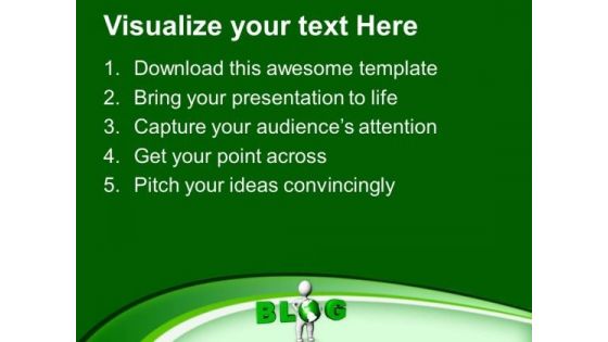 Write And Follow Blog PowerPoint Templates Ppt Backgrounds For Slides 0413