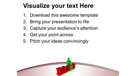 Write Your Own Blog PowerPoint Templates Ppt Backgrounds For Slides 0613