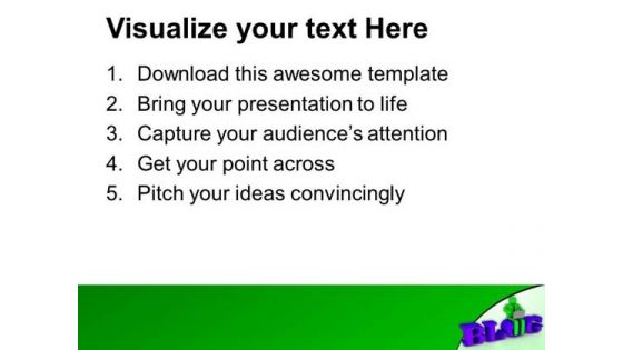 Writing A Blog Is Good Habbit PowerPoint Templates Ppt Backgrounds For Slides 0613
