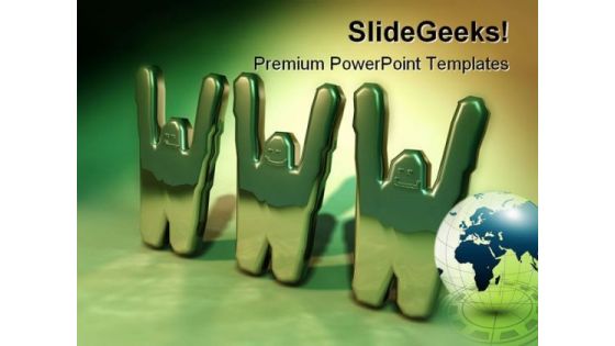 Www Globe Internet PowerPoint Backgrounds And Templates 1210