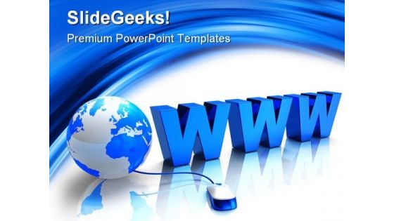 Www Internet Globe PowerPoint Templates And PowerPoint Backgrounds 0411