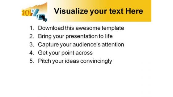 Year Or Profit Business PowerPoint Background And Template 1210