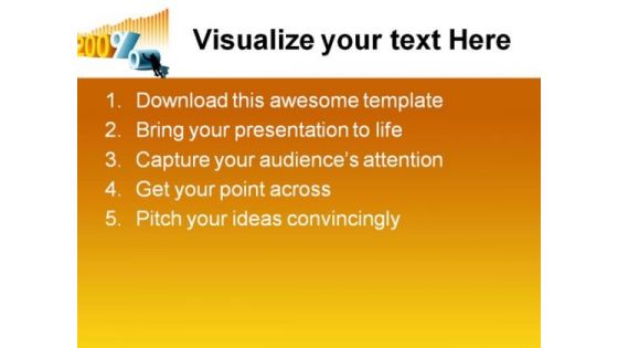 Year Or Profit Business PowerPoint Background And Template 1210
