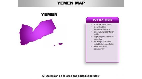 Yemen PowerPoint Maps