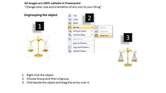 Yes No Balance PowerPoint Templates Editable Ppt Slides