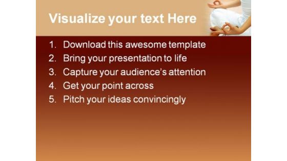 Yoga Class Health PowerPoint Templates And PowerPoint Backgrounds 0811