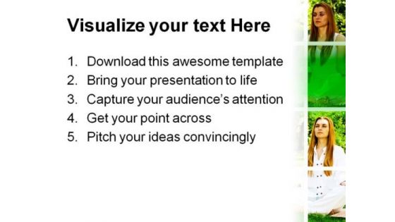 Yoga Collage Health PowerPoint Themes And PowerPoint Slides 0411