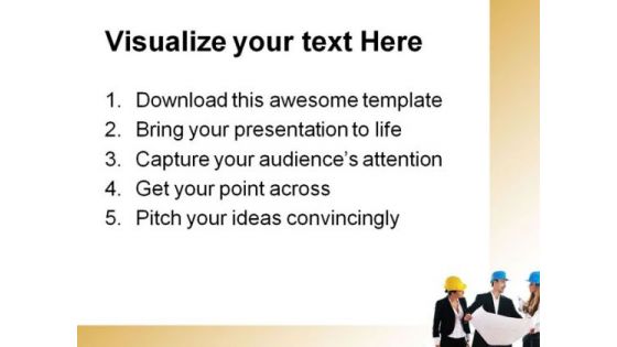 Young Architect Real Estate PowerPoint Templates And PowerPoint Backgrounds 0611