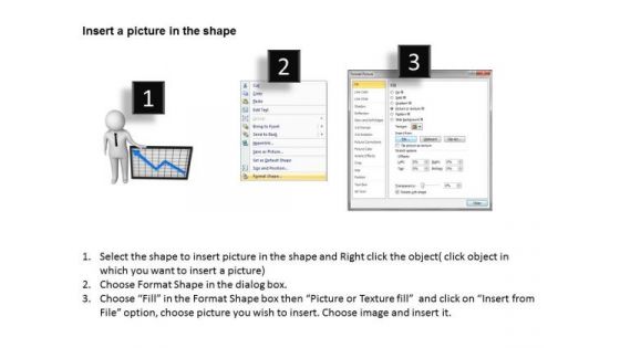 Young Business People 3d Man With Arrow Pointing Growth PowerPoint Templates