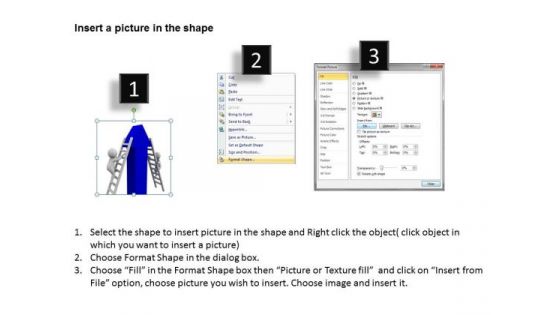 Young Business People 3d Men And Blue Climb Arrow PowerPoint Slides