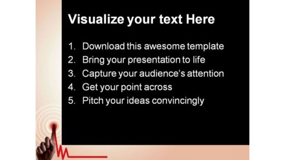 Young Man Drawing Graph Business PowerPoint Themes And PowerPoint Slides 0411