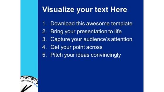 Your Time Is Now Communication PowerPoint Templates Ppt Backgrounds For Slides 0113