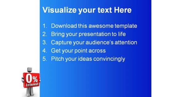 Zero Interest Business PowerPoint Themes And PowerPoint Slides 0911