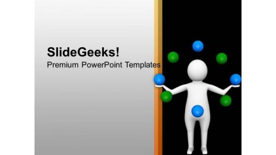 Ziggle The Balls Of Vision PowerPoint Templates Ppt Backgrounds For Slides 0613