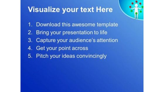 Ziggle Your Mind With New Thoughts PowerPoint Templates Ppt Backgrounds For Slides 0613